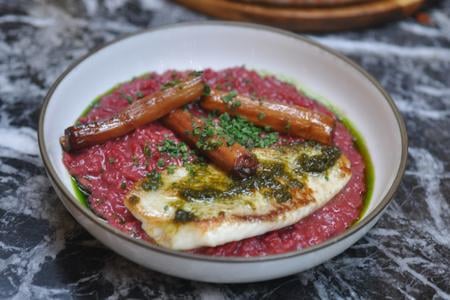 From the main courses we tried a range of Italian classics at Gato Matto: a pizza, a pasta and risotto. 