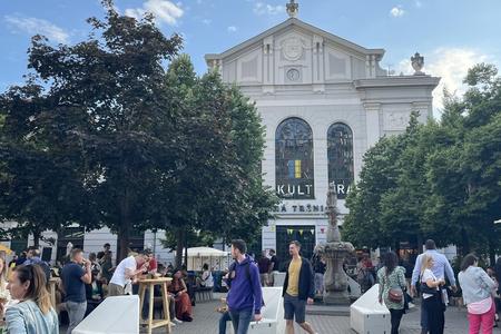 Street Food Park in Bratislava.