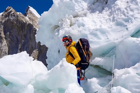 Lenka Poláčeková climbed Mount Everest without using oxygen.