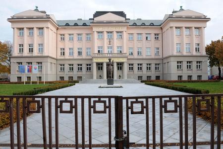 The building of Matica Slovenská in Martin, northern Slovakia.
