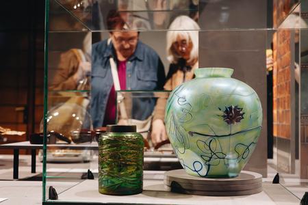 Ceremonial opening of the Bratislava Tiles and Art of Material Mimesis exhibtion.
