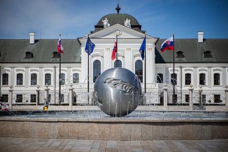 The Presidential Palace in Bratislava.