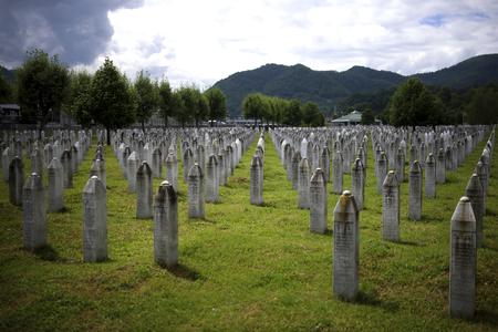 	
General view of the Srebrenica Genocide Memorial Center in Potocari, Bosnia, Wednesday, May 22, 2024.