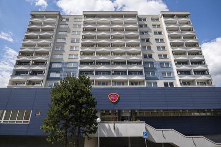 The building housing the National Security Authority (NBÚ) on Budatínska Street in Bratislava on July 16, 2020.