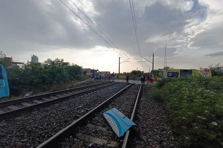 A bus and and train collided in Nové Zámky, southern Slovakia, on June 27, 2024.