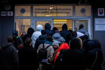 The Foreigners' Police department in Bratislava.