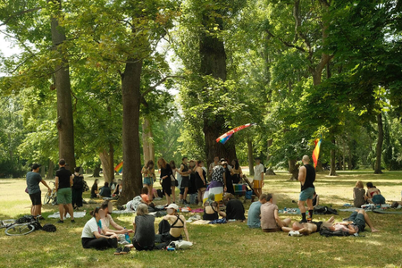 2023's Alternative Pride picnic in the Sad Janka Kráľa park in Bratislava.