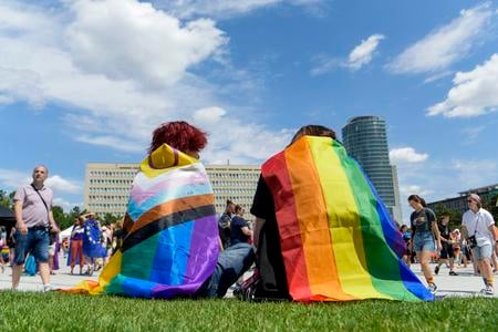 The 2023 Rainbow Pride festival in Bratislava.