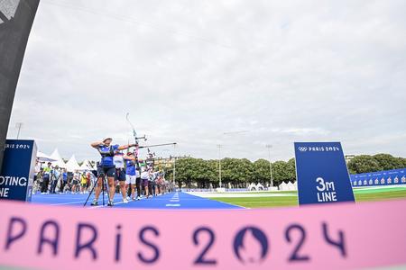 The qualification for the women's Olympic archery at the 33rd Summer Olympic Games in Paris on July 25, 2024.