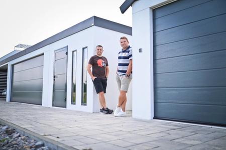 Marek (left) a Martin Choleva from company Gardeon

