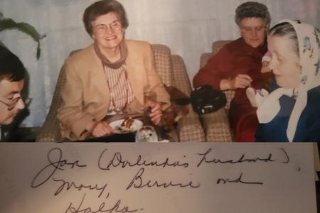 One of Meehan's photos, shared with The Slovak Spectator, features his great-aunts, Bernadette and Mary, and people named Jan (XY's husband) and Halka.