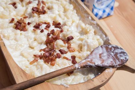 Bryndzové halušky is a popular meal in Slovakia, especially mountainous areas. 