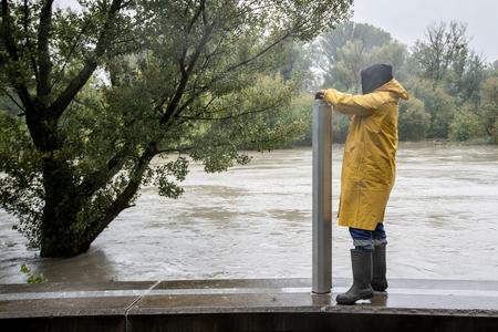 Construction of flood barriers in the Karlova Ves Bay, Bratislava, on September 15, 2024.