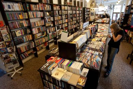 Artforum bookshop in Bratislava.