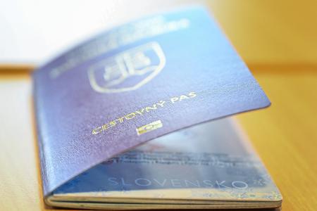 The Slovak passport.