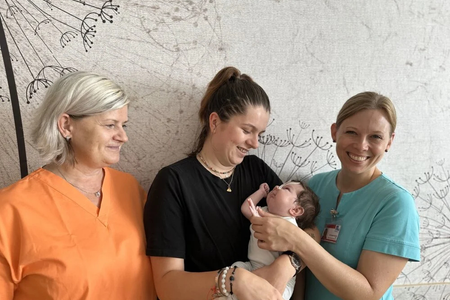 Ester was born with a rare congenital defect.