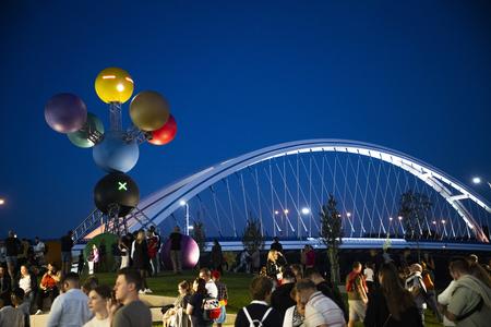 The Biela Noc (White Night) art festival.