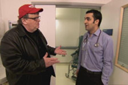 Michael Moore interviews doctors from around Europe in his new movie, Sicko.