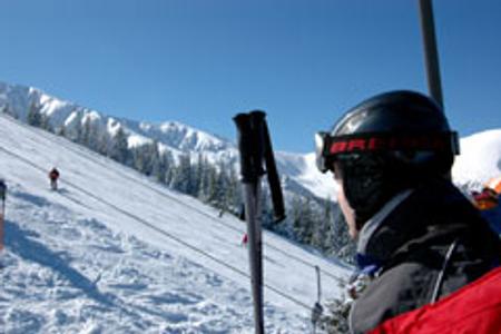 The current conditions at the Jasná ski resort are excellent for skiing.