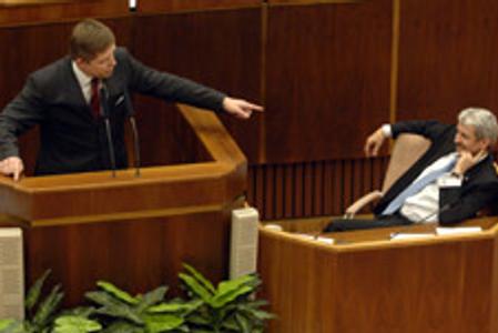 Prime Minister Robert Fico and his predecessor Mikuláš Dzurinda clashed during the late night parliamentary session. Fico accused Dzurinda and the opposition of using the parliamentary session for self-promotion.