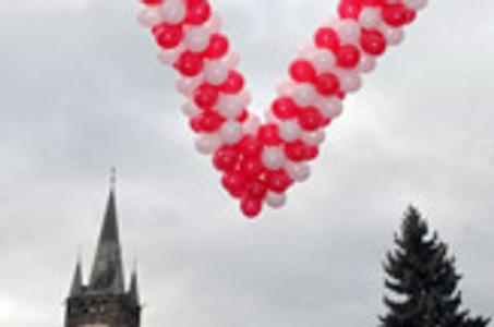 Valentine's Day hasn't caught on yet in Slovakia.