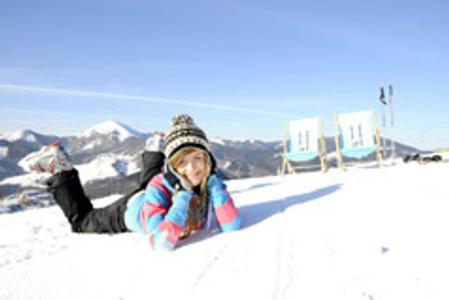 Spring-like temperatures prevailed in many ski resorts in mid February.
