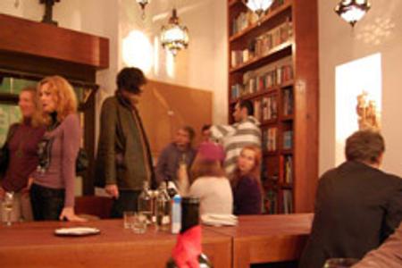 Tri-šty-ri owner Ben Pascoe (far right) officially opened his new restaurant in March.

