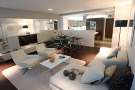 The Eurovea showroom presents what the apartments will look like.