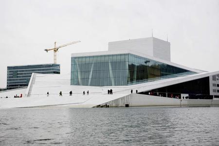 The new opera house in Oslo. 