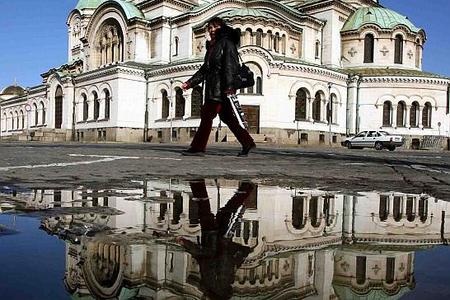 The Alexander Nevski cathedral in Sofia. 