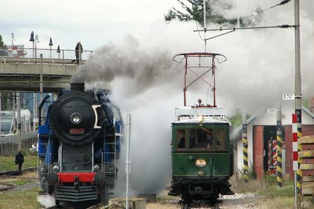 Celebrating historical transport in the Tatras.