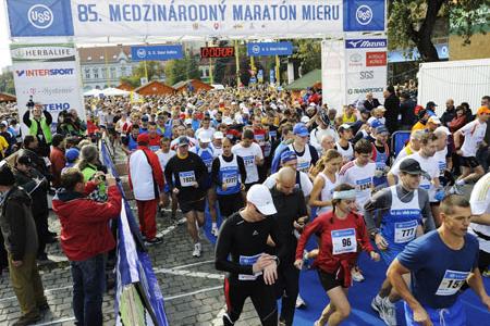 The Košice marathon attracts thousands every year. 