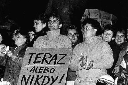 Now or never, says the slogan back in 1989.