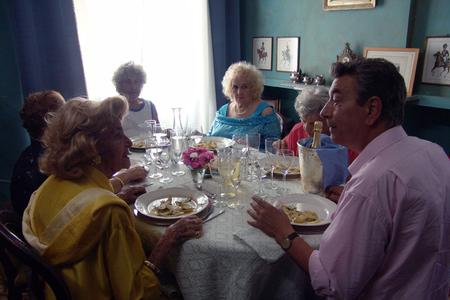 Gianni Di Gregorio shown in his film Mid-August Lunch, for which he received the Grand Prix for Best Film. 