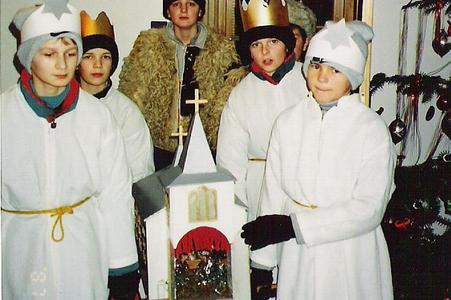 Ruthenian carollers from Malý Lipník.