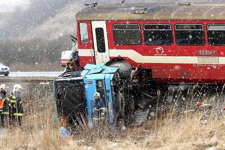 The aftermath of the crash.