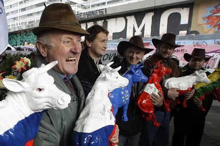 Farmers protested against EU policy in Prague