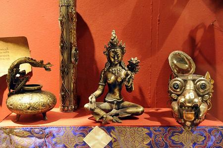 The atmosphere of distant Asia can be seen, heard and felt through the exhibits at Shangri-la. 