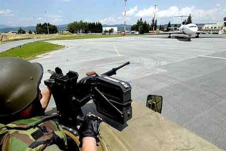 The military still guards some of its own sites.