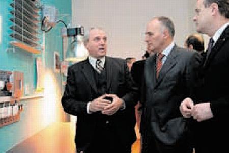 Firms help universities to equip laboratories.