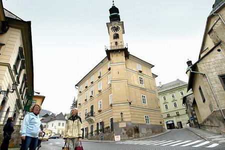 Banská Štiavnica, home of Nácko the (fictitious) miner