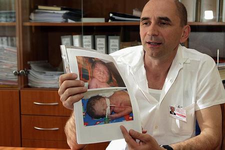 Peter Krcho, head of the neonatal clinic
