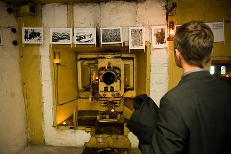 An exhibition of documents on the cemetery premises.