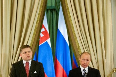 PM Robert Fico met Russian PM Vladimir Putin. 