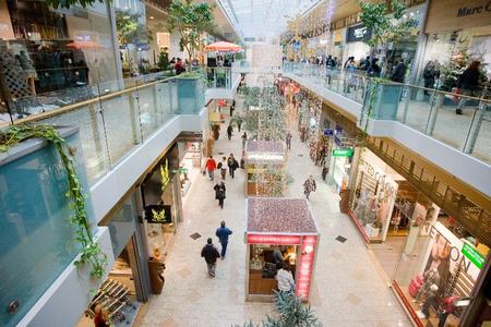 A mall in Bratislava. 