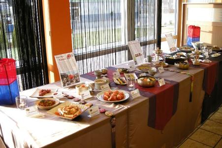 Delicacies await visitors at the first Korean Food Festival. 