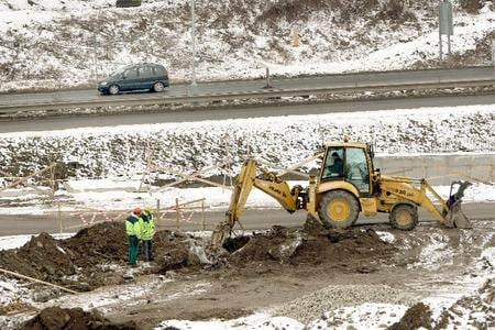 Highway construction could help. 