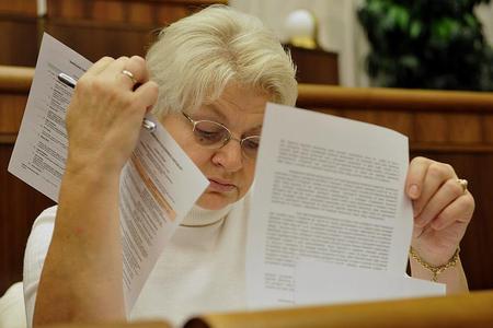 Labour Minister Viera Tomanová 