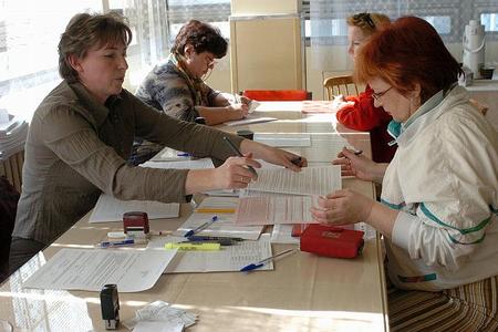 Labour offices are often the first stop for the jobless. 