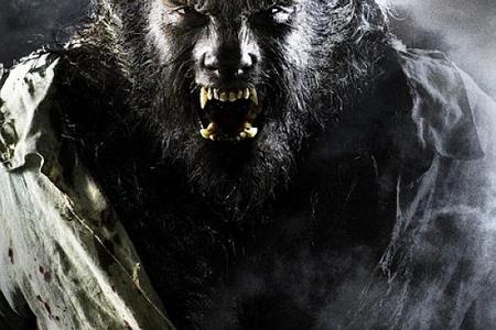 Benicio Del Toro as the Wolfman.